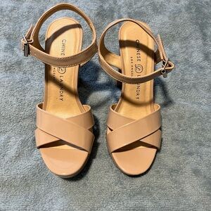 Chinese laundry tan heels